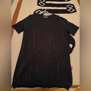 COS Dark Gray Crew Neck Top